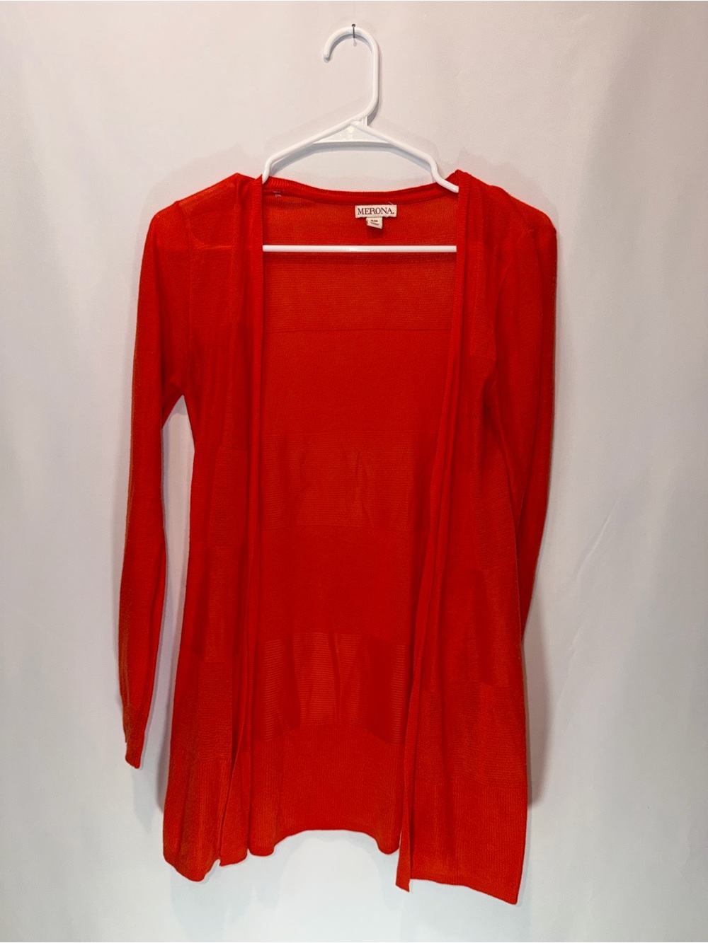 Merona Open-Front Bright Red Women's Cardigan